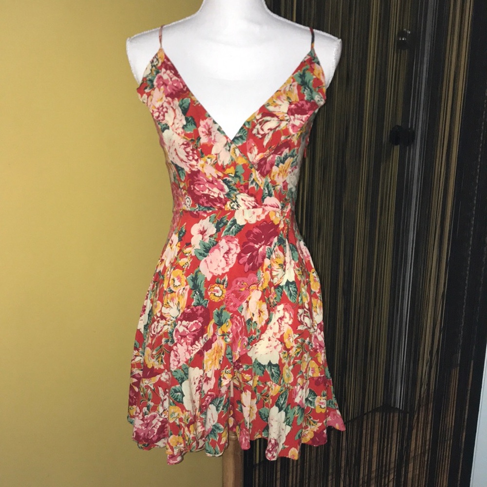 Kimchi Blue Ruffled Floral Dress